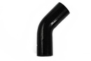 Silikonschlauch schwarz 45 Grad 0,25" (6,5 mm)