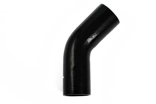 Silikonschlauch schwarz 45 Grad 0,75" (19mm)