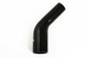 Silikonschlauch schwarz 45 Grad 0,5 - 0,625" (13-16mm)