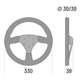 Sparco R323 Lenkrad Wildleder
