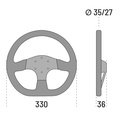 Sparco R353  Lenkrad Wildleder