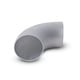Aluminiumrohr 90 Grad 63,5x2mm