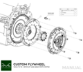 Schwungrad VOLVO "weißer Motor" - M57N HGU HGK / N54