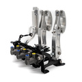 OBP Racing Series Bodenmontierte Pedalbox Silber