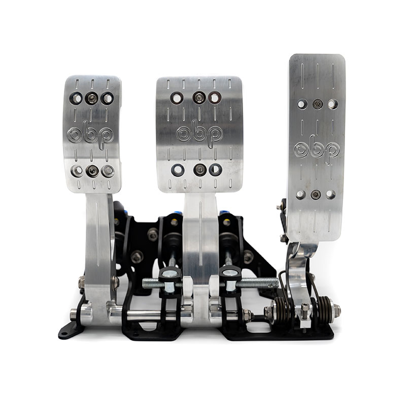 OBP Racing Series Bodenmontierte Pedalbox Silber
