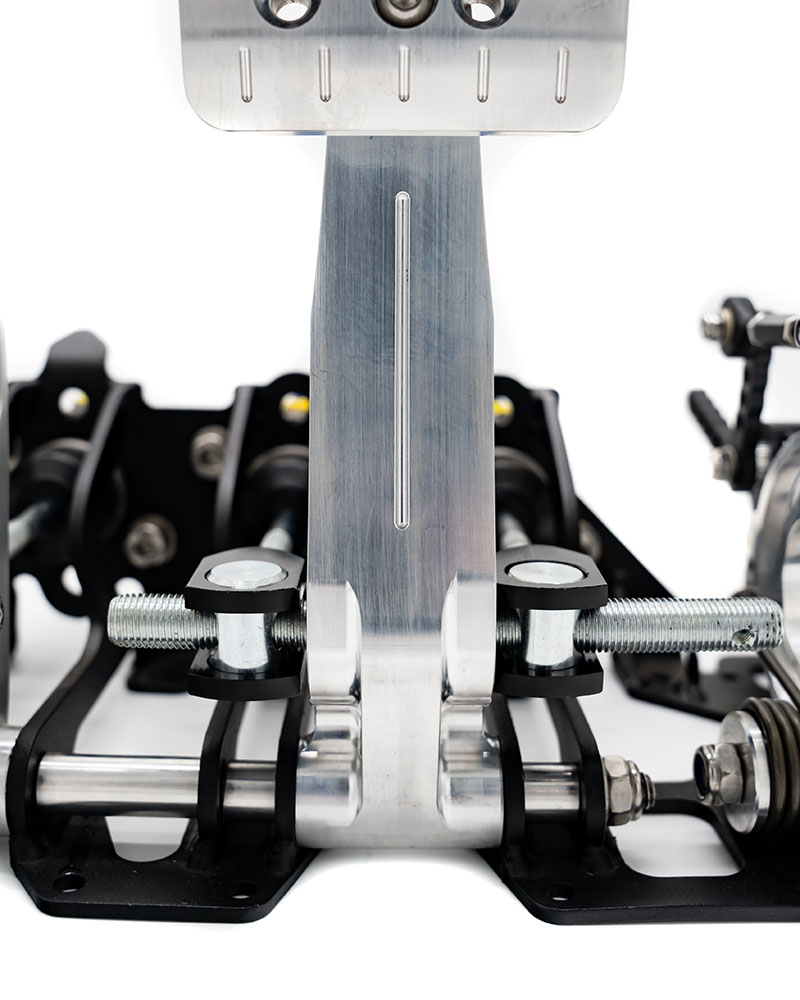 OBP Racing Series Bodenmontierte Pedalbox Silber