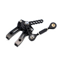 OBP Racing Series Bodenmontierte Pedalbox Silber