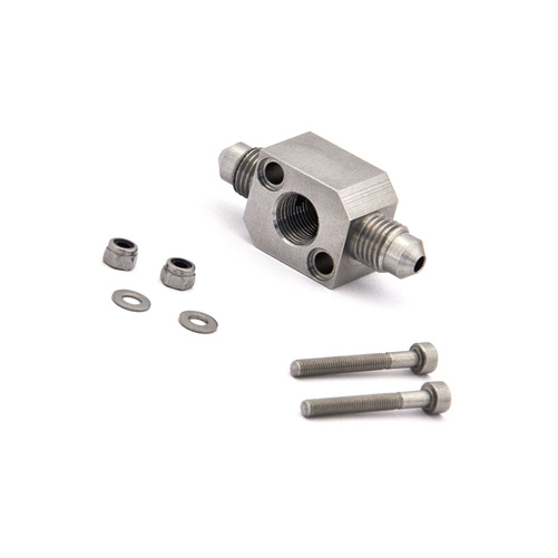 Inline brake pressure switch adapter AN3 Male / 1/8 NPT Female