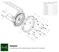Adapterplatte Mercedes M104 / OM605 / OM606