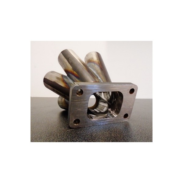 Merge Collector 6CYL Edelstahl 321L - T3 twin-entry