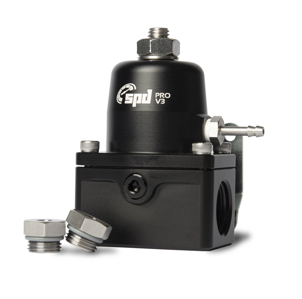 SPD Kraftstoffdruckregler V3 PRO E85 schwarz