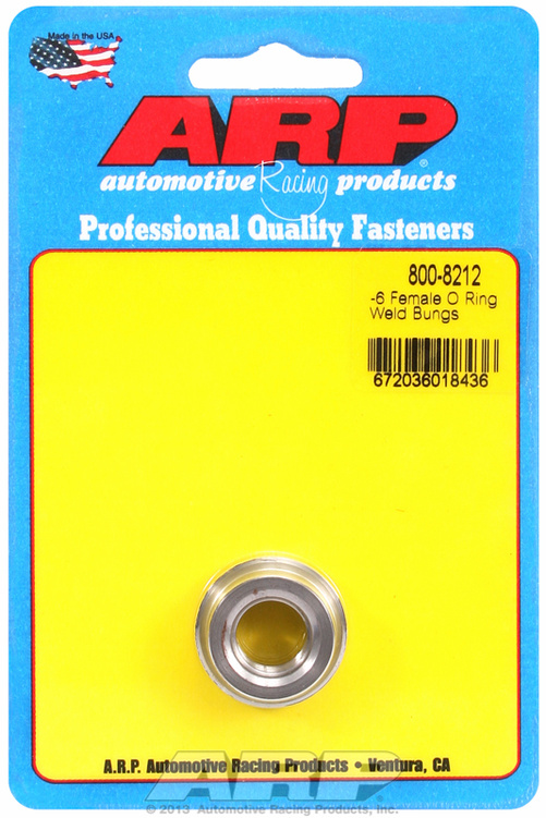 -6 female O ring steel weld bung