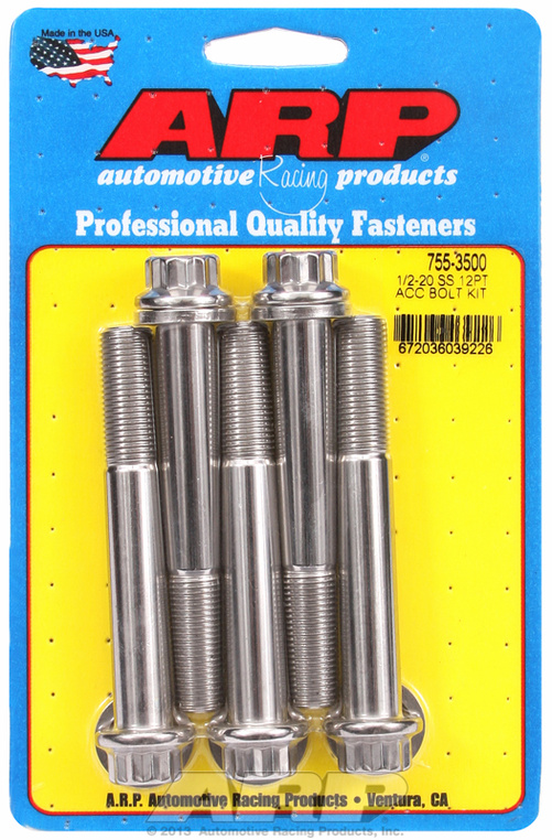 ARP Bolt Kit 1/2-20 x 3.500 SS 12PT