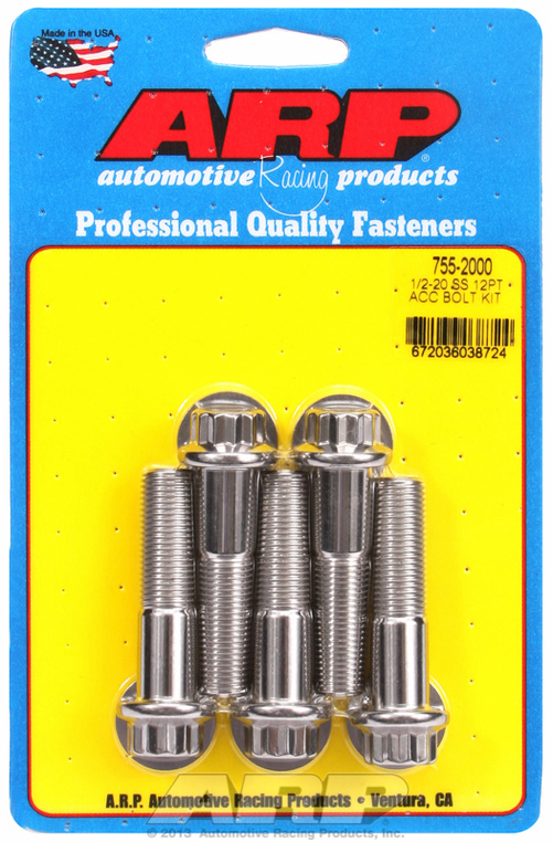 ARP Bolt Kit 1/2-20 x 2.000 SS 12PT