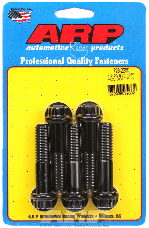 ARP Bolt Kit 1/2-20 x 2.250 Black Oxide 12PT