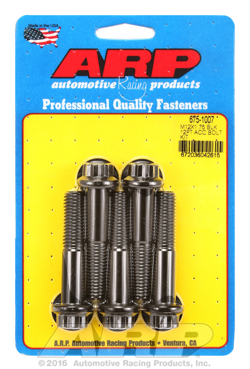 ARP Bolt Kit M12 X 1.75 X 60 Black Oxide 12PT