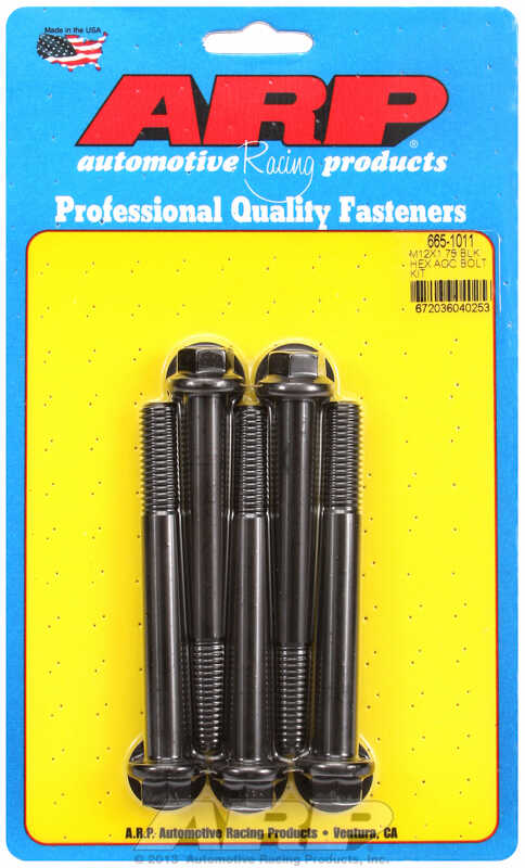 ARP Bolt Kit M12 x 1.75 x 100 Black Oxide Hex