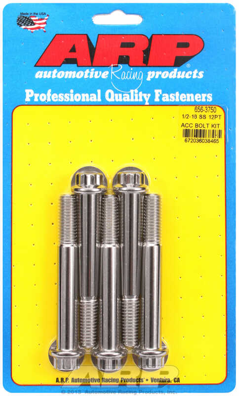 ARP Bolt Kit 1/2-13 x 3.750 SS 12PT