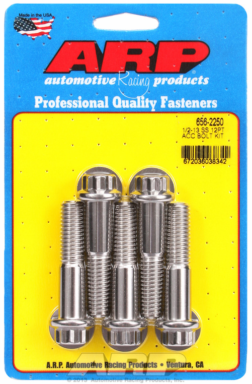 ARP Bolt Kit 1/2-13 x 2.250 SS 12PT