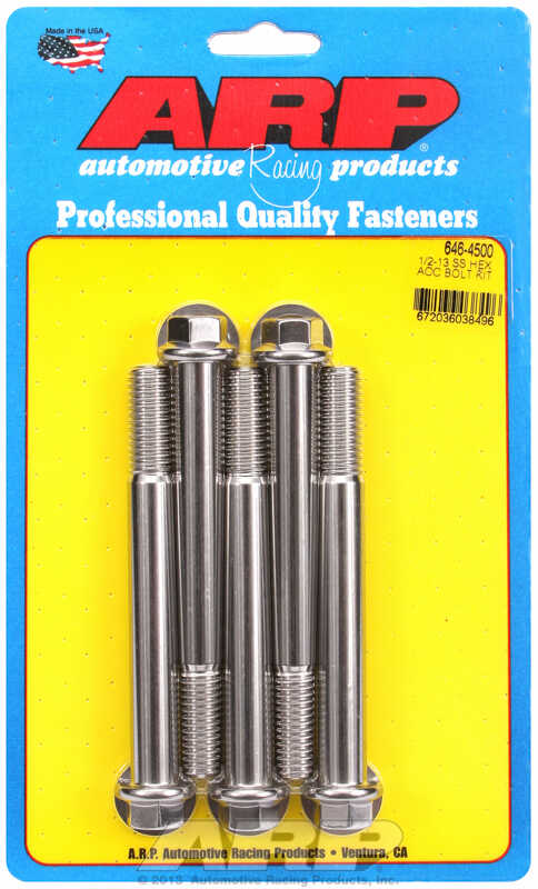 ARP Bolt Kit 1/2-13 x 4.500 SS Hex