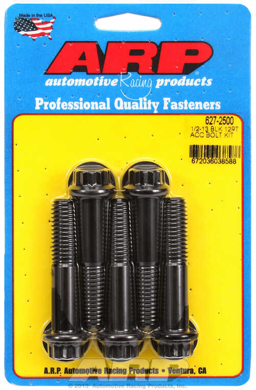 ARP Bolt Kit 1/2-13 x 2.500 Black Oxide 12PT