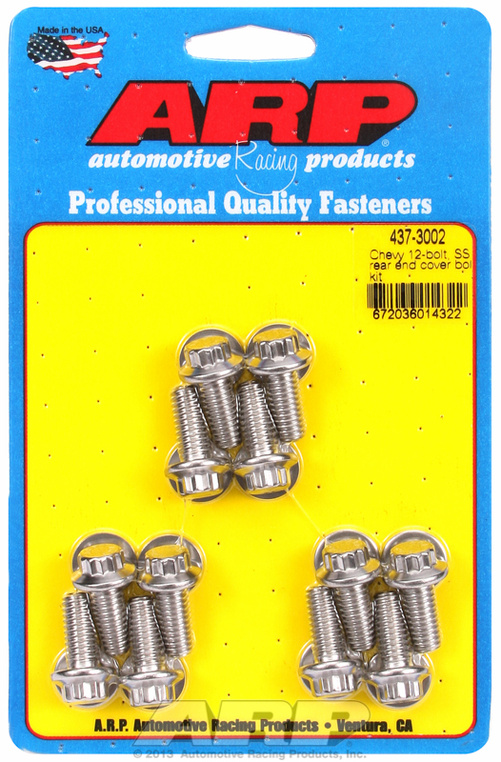 Chevy 12-bolt. SS rear end cover bolt kit