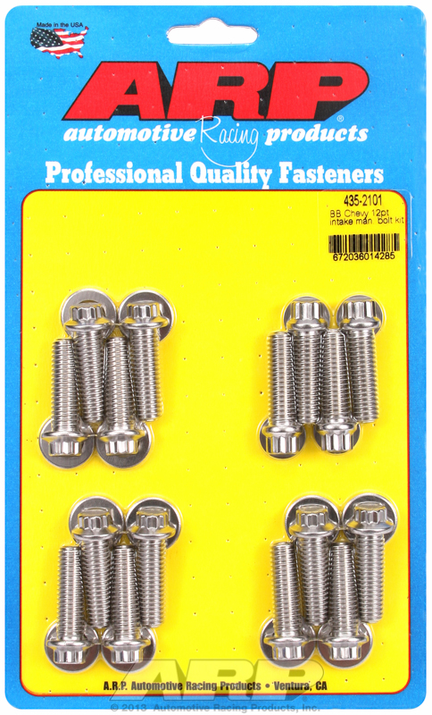 BB Chevy 12pt intake manifold bolt kit