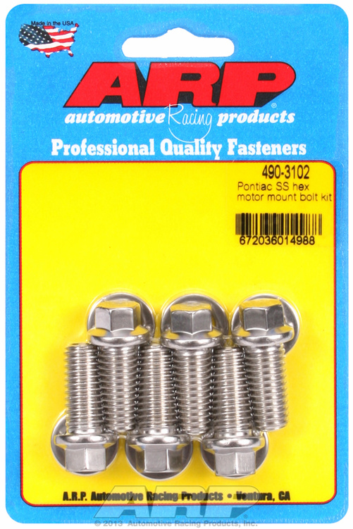 Pontiac SS hex motor mount bolt kit