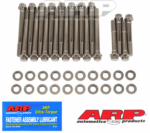 Oldsmobile 350-455 7/15"" SS 12pt head bolt kit"
