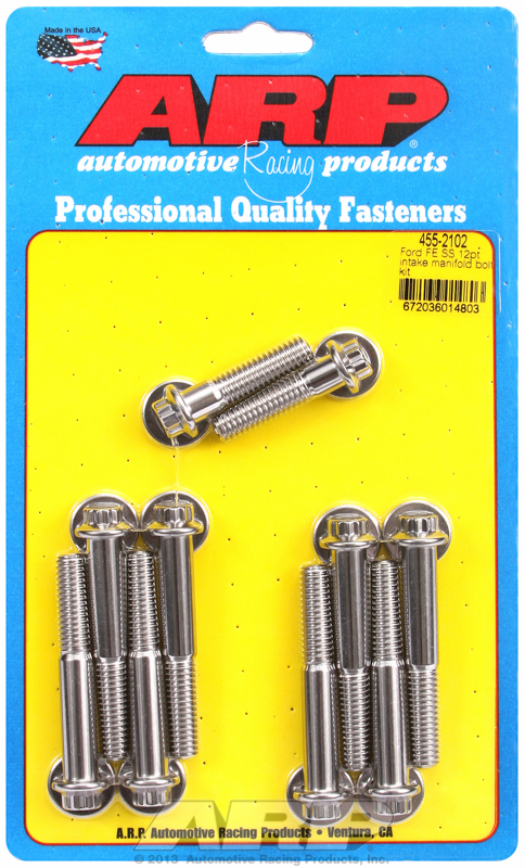 Ford FE SS 12pt intake manifold bolt kit