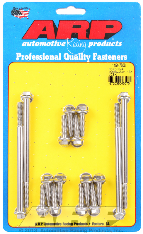 Ford Valve Cover Bolt Kit SS Hex