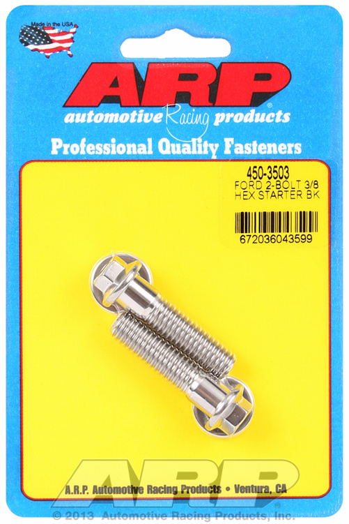 ARP Starter Bolt Kit Ford 2-Bolt 3/8 Hex