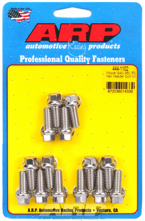Mopar 340-360 SS hex header bolt kit