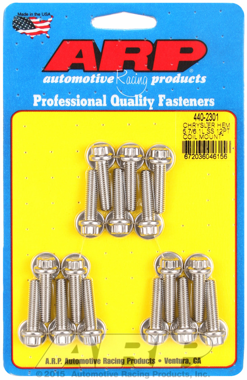 ARP Chrysler hemi 5.7/6.1L SS 12pt coil mount bolt kit
