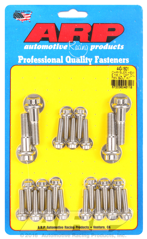ARP Chrysler hemi 5.7/6.1L SS 12pt oil pan bolt kit