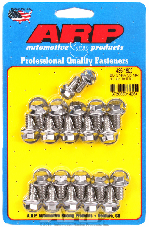 BB Chevy SS hex oil pan bolt kit