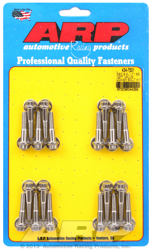 ARP Valve Cover Bolt Kit Chevy 6.2L LT1 SS 12PT