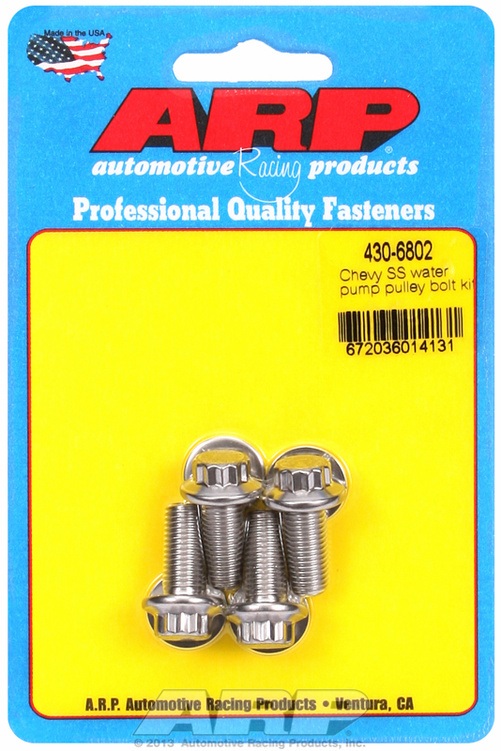 Chevy SS water pump pulley bolt kit
