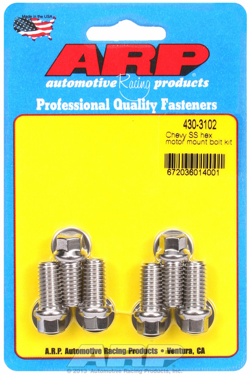 Chevy SS hex motor mount bolt kit