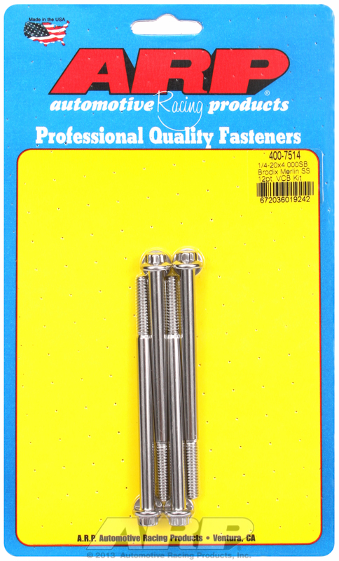 Merlin block. Brodix head SB 12pt valve cover bolt kit