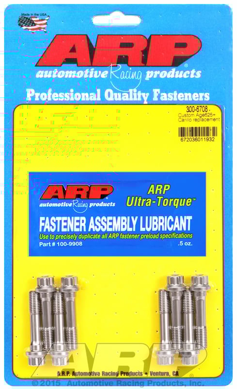 ARP Custom Age625+ rod bolts 5/16 x 1.500'(8x)