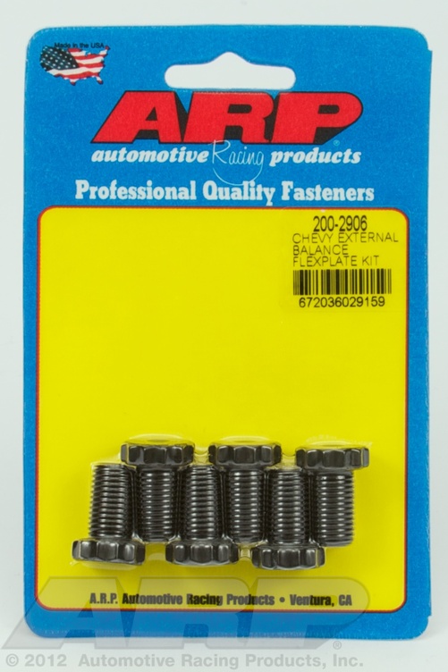 ARP-Schrauben an Flexplate Chevrolet 90° V6 & 265-454 V8 mit 1 hinteren Dichtung