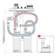 In-Tank-Kraftstoffpumpen-Montagesatz, Schnellanschluss und E85-Beweis (dual pumps)