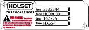 Holset / Cummins Turbocharger HX40 (3597247H)