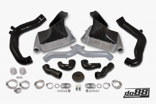 Porsche 911 Turbo (997.2) Ladeluftkühler Kit Silberrohr