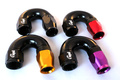 AN10 Schlauchende 180° Full Flow PTFE