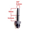 AN6 MALE - 3/8" Schnellanschluss