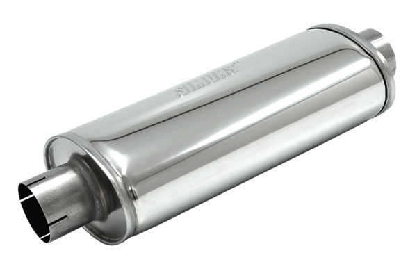 Schalldämpfer 3" oval Rostfrei