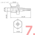 Stellen Sie Ihren eigenen geflochtenen AN3 bremsschlauch (Rostfrei)
