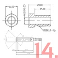 Stellen Sie Ihren eigenen geflochtenen AN3 bremsschlauch (Rostfrei)